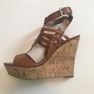 GUESS platform wedges